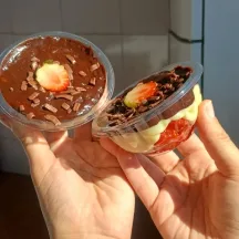 Escondidinho de morango 