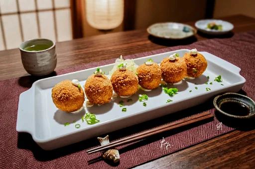 Hot Balls com arroz