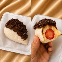 C. Ninho com Nutela