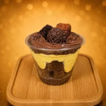 Choco, maracujá e brownie