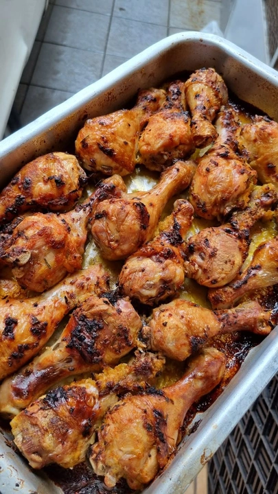 Frango assado de forno