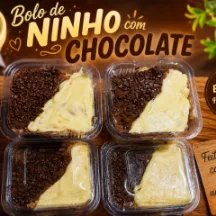 Bolo ninho com chocolate 