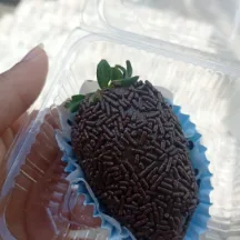 Coxinha de morango 