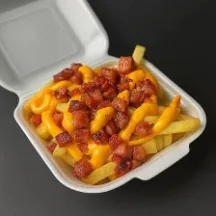 Fritas C/Cheddar e Bacon