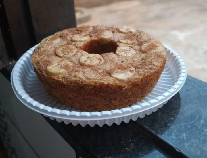 BOLO DE BANANA INTREGAL 