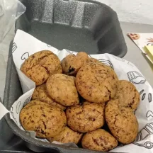 Mini cookies café 