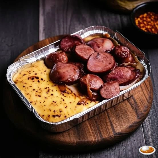 Pirao de calabresa 