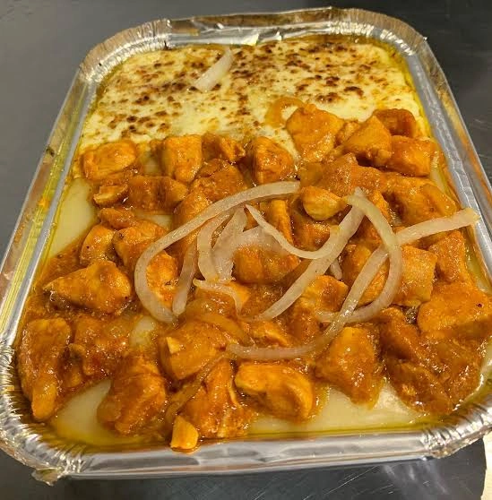 Pirao de aimpim de frango