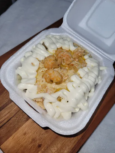 Strogonoff de camarão 