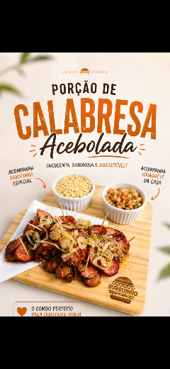 Calabresa acebolada