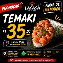 TEMAKI CRU camarão 