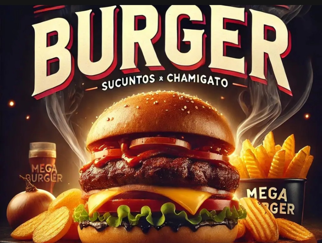 x mega burguer