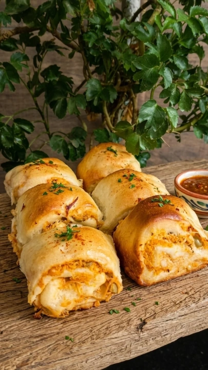 Mini pão de frango