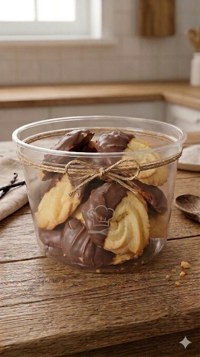 Amanteigado com chocolate