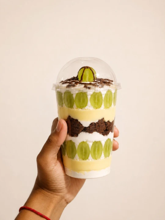 Copo de Uva com Brownie