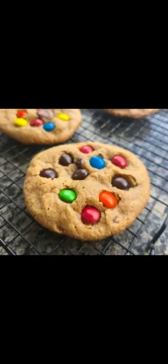 Cookie M&Ms e brigadeiro