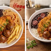 Frango milanesa almondega