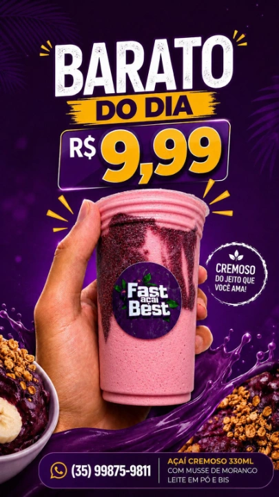 Creamy Bis Morango