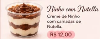 Ninho com Nutella