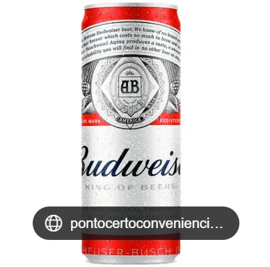 Cerveja Budweiser 350ml