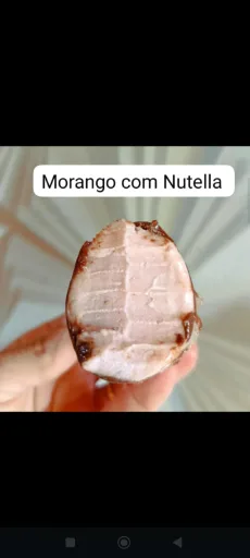 Morango com Nutella 