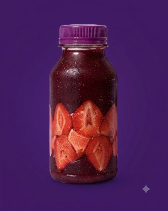 Mousse de morango 