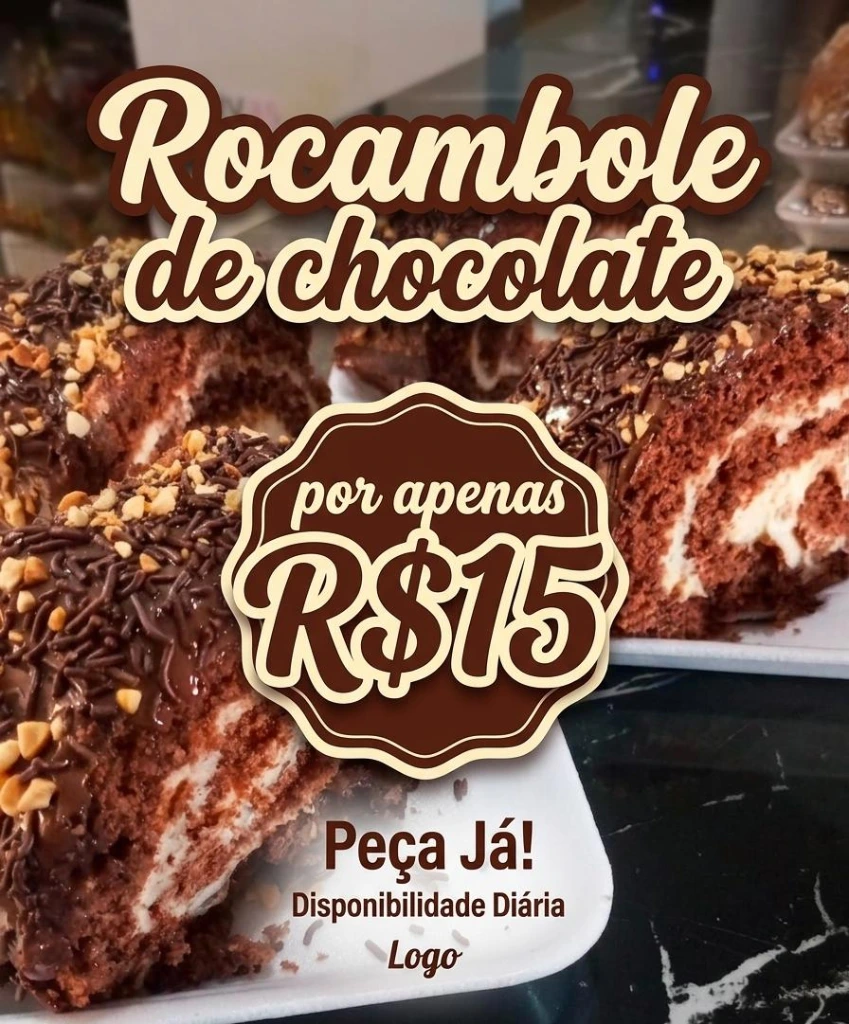 ROCAMBOLE DE CHOCOLATE
