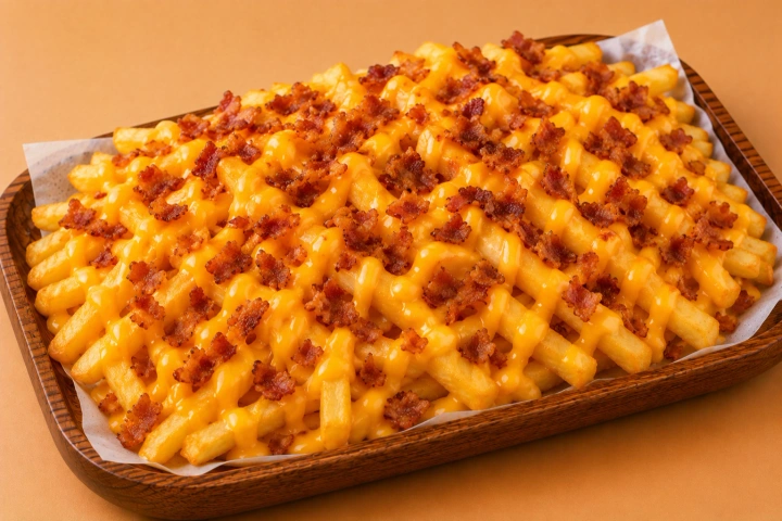 FRITAS CHEDDAR E BACON