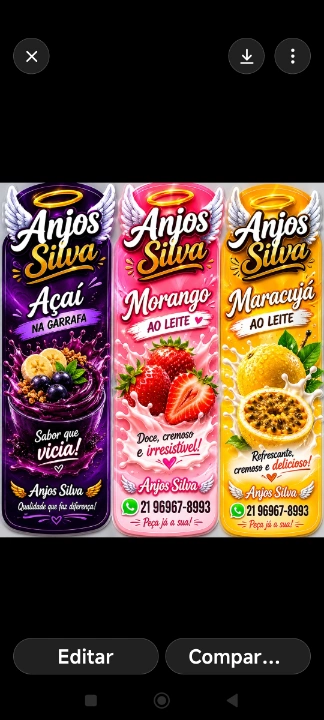 Açaí na garrafa 300 ml