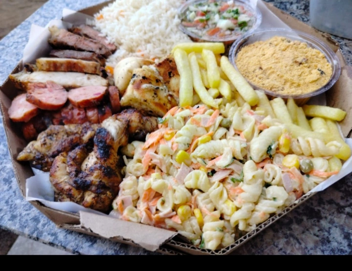 Churrasco na caixa 
