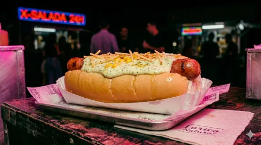 Simples Mega Hot Dog
