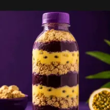 Açaí com mousse de maracu