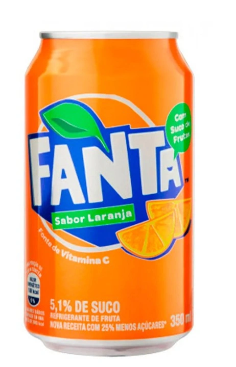 Fanta laranja lata