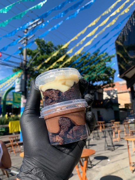 Afogado de brownie choco