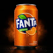 Fanta laranja lata