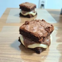 Brownie Ninho e Nutella 