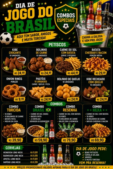 Kit Salgado Frito na Hora