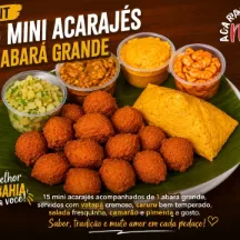 Kit 15 mini + abará 