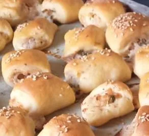 Assado de queijo presunto