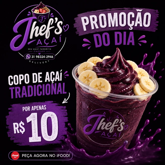 Açaí tradicional 300ml