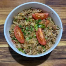 Arroz de costela c Fritas