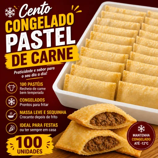 Pastel /carne congelado