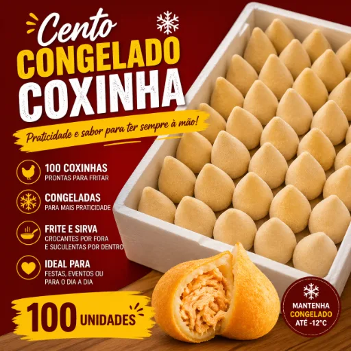 Cento congelado catupiry 