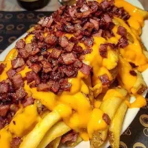 Batata c/ Cheddar e Bacon