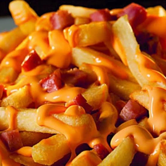 batatas com cheddar e bac