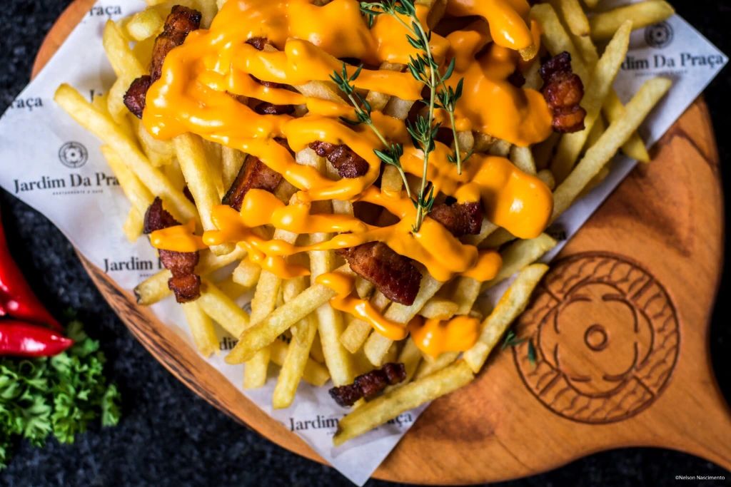 Fritas c/ Cheddar e Bacon