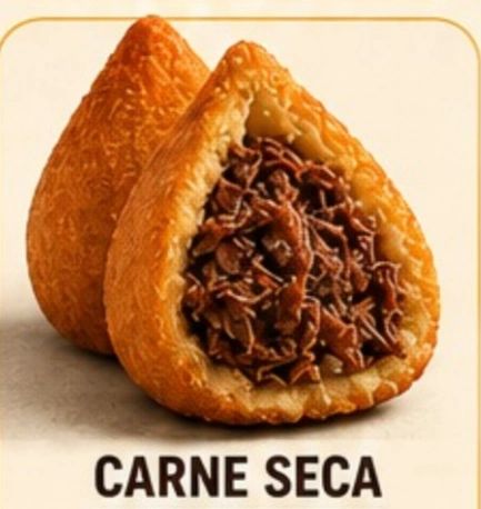 Coxinha de carne seca 
