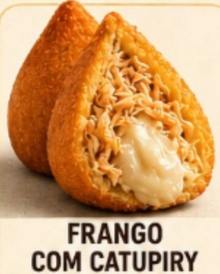 Coxinha de Frango com cat