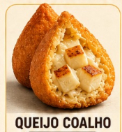 Coxinha de queijo coalho